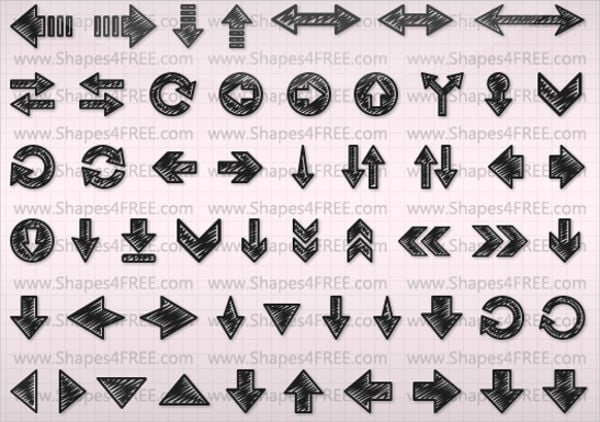 arrows symbols shapes