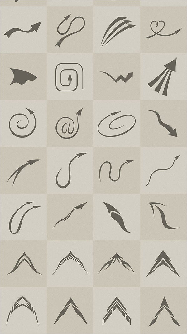 arrow shapes for photoshop free download