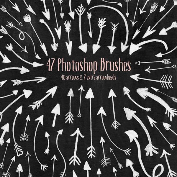 photoshop brush arrow shapes