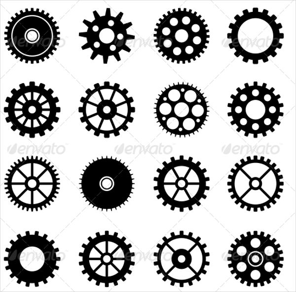 9+ Gear Icons PSD, AI, EPS