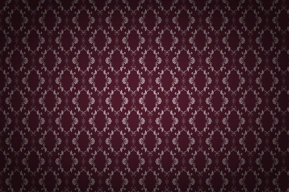 purple-damask-pattern