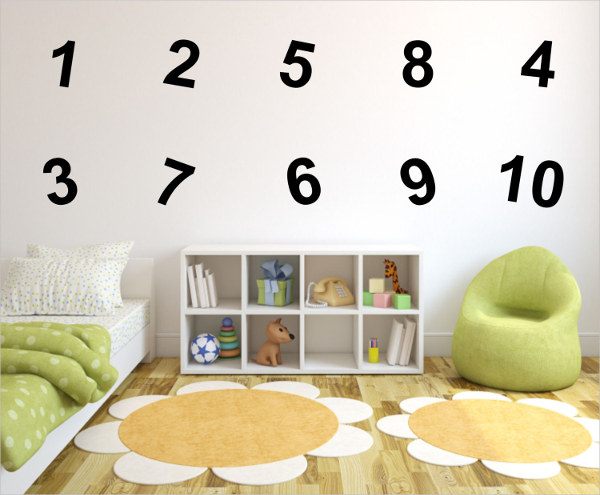 vinyl-number-stickers