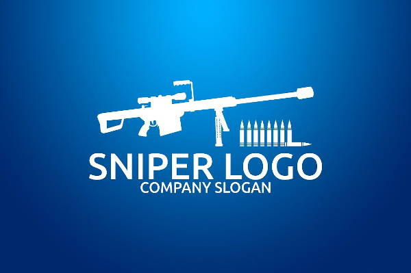 sniper logo design