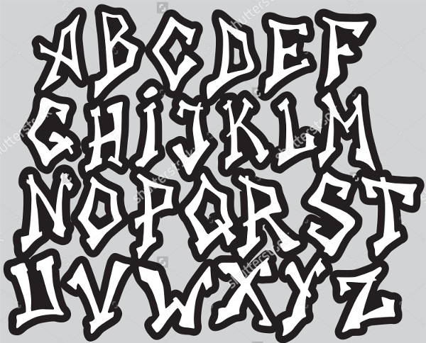 8+ Graffiti Alphabet Letters - Free PSD, Vector EPS Format Download ...