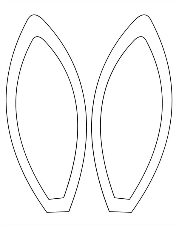 Irresistible Bunny Ear Template Printable Russell Website
