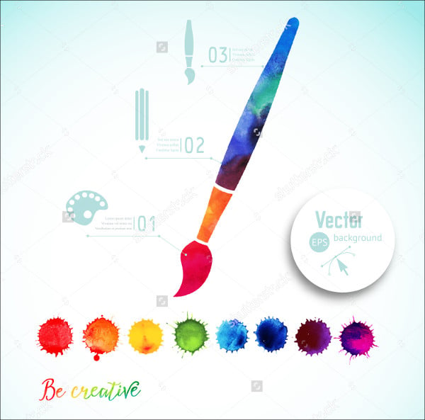 vector watercolor brushes