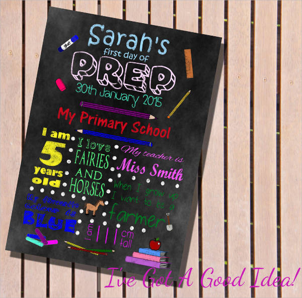 primary school poster template