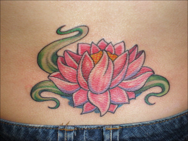 free lotus tattoo design