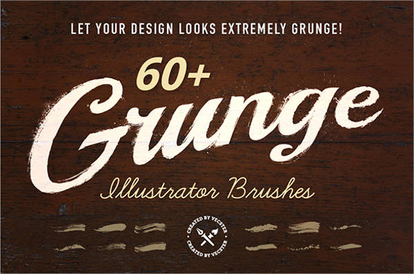 grunge illustrator brushes