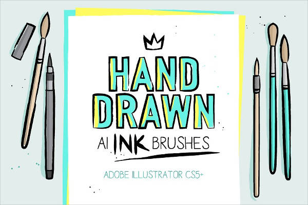 illustrator ink brushes
