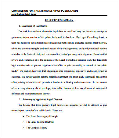 legal case analysis format