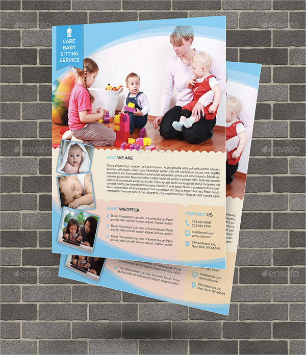 daycare flyer template