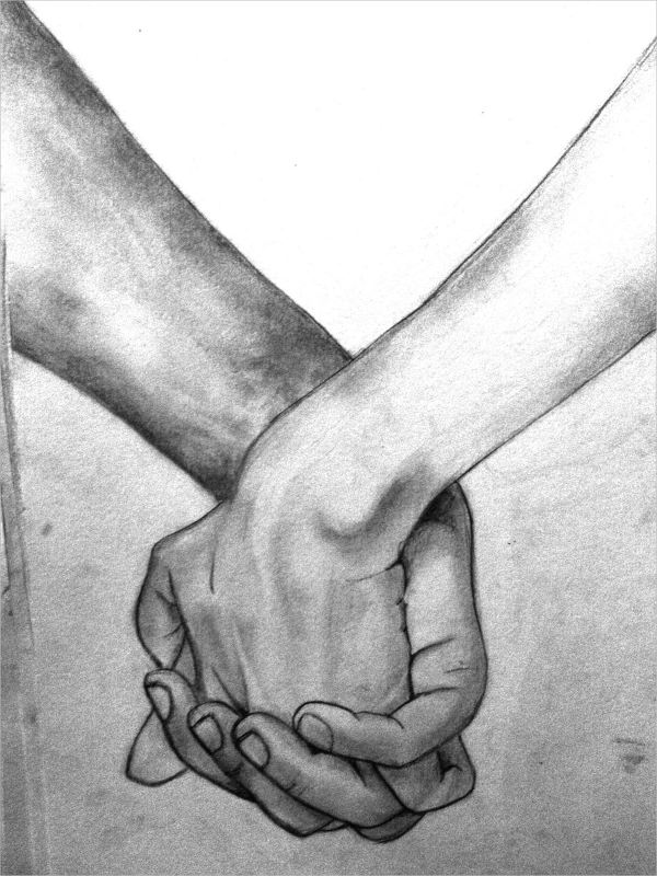 hold on tight hand drawing