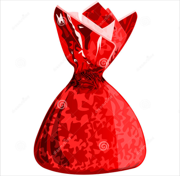 candy in a wrapper