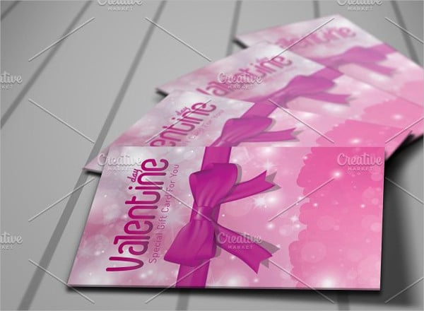 valentine gift card design