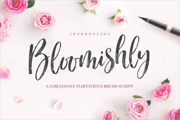 love romantic font