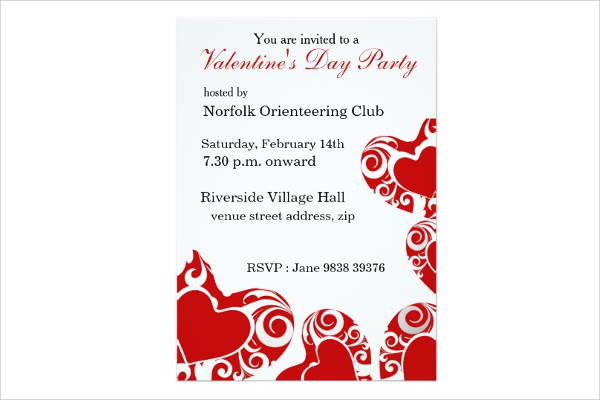 valentine email invitation templates