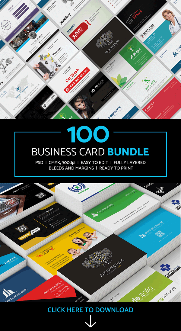 00 business cards bundle