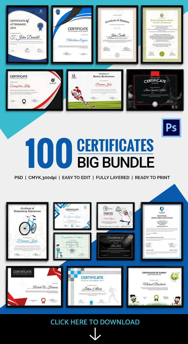 00 certificates big bundle