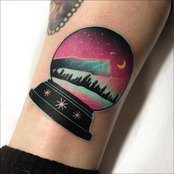 Night sky Done by Frank Armstrong at Tattoo Heartland in Bowling Green KY   rtattoos