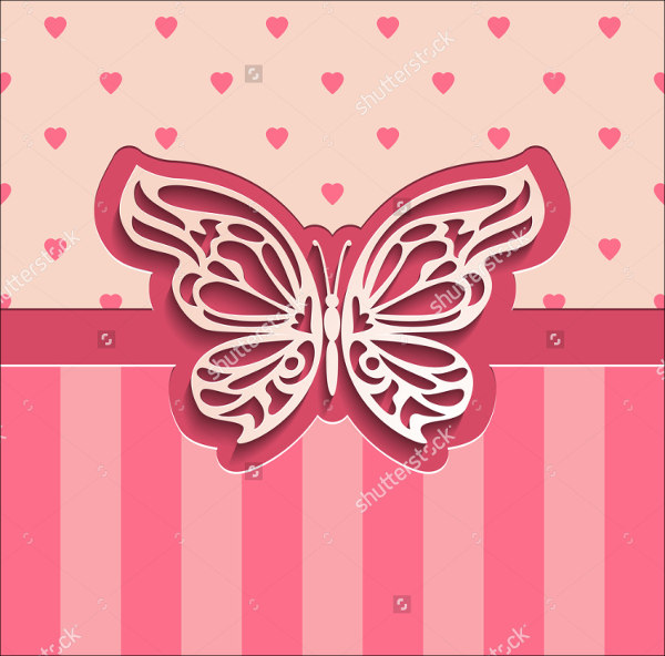 d butterfly template