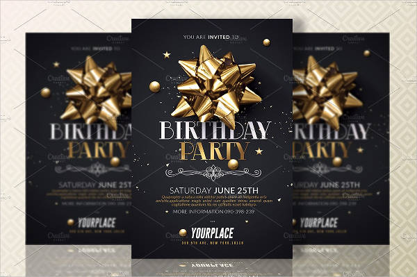 printable birthday party invitation