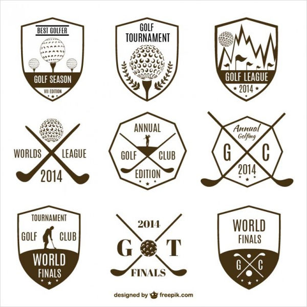 vintage golf logo