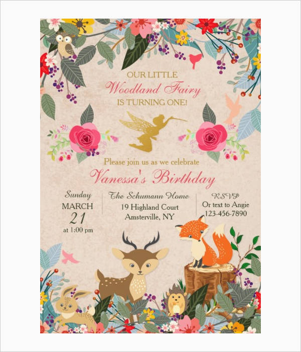 animal print invitation