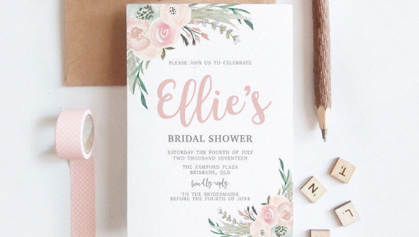 9+ Beautiful Bridal Invitations