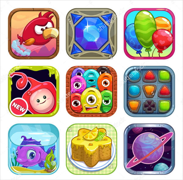 app store game icons