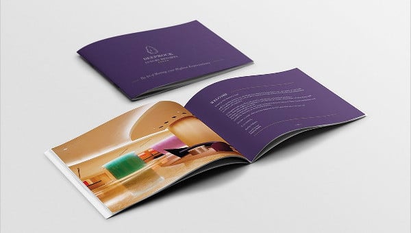 Booklet template psd free download