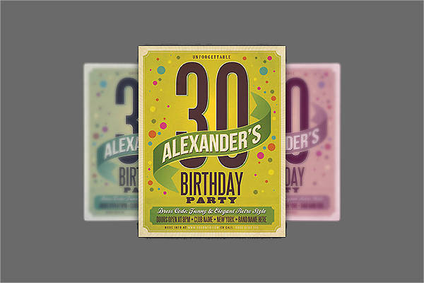 free birthday poster template