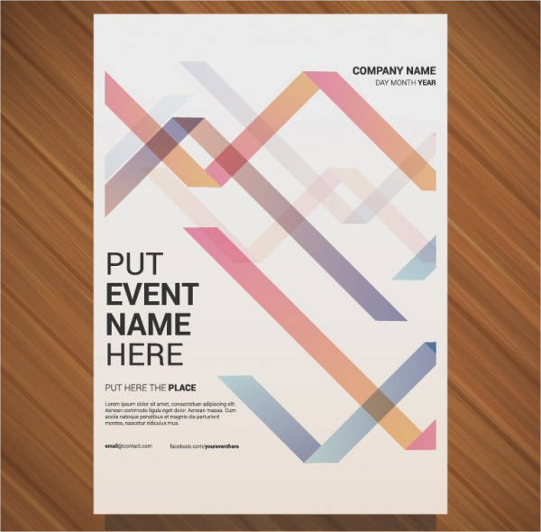 free event poster template