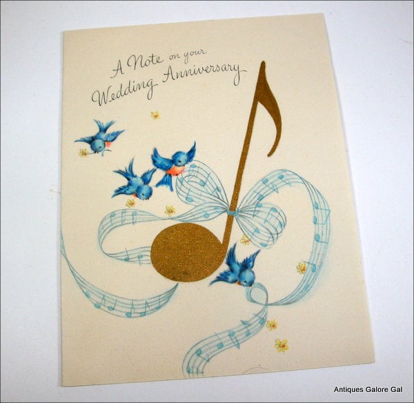 musical wedding anniversary greetings