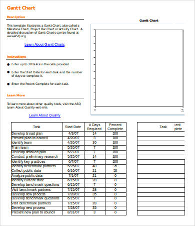 free gantt chart excel