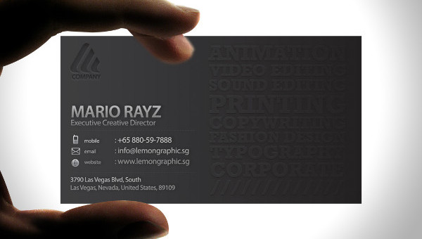 Business Card Examples Coolwup