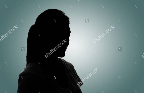 silhouette portrait photography