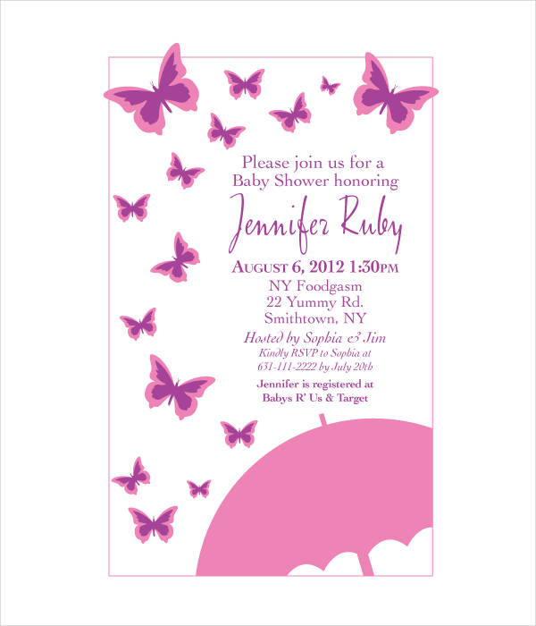 Butterfly Invitation Templates 10 Free PSD Vector AI EPS Format 