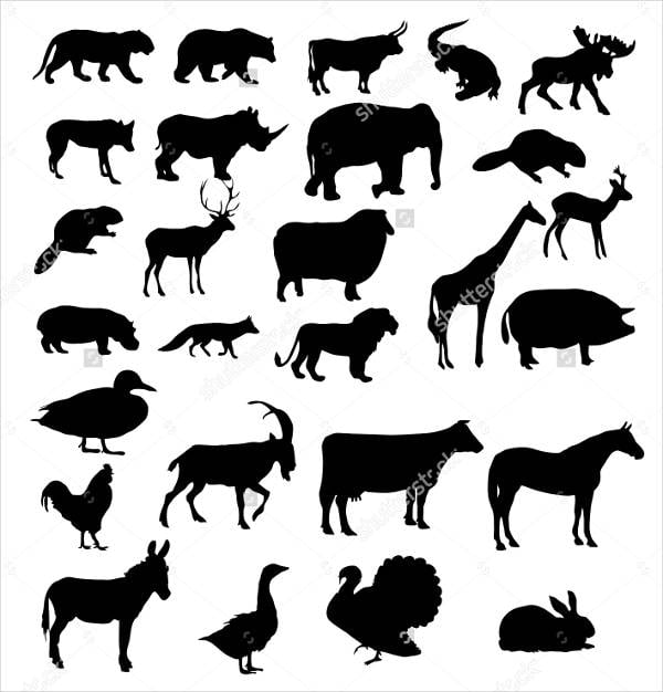 Download Animal Silhouettes - 9+ Free PSD, Vector AI, EPS Format ...