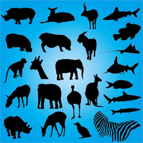 Download Animal Silhouettes - 9+ Free PSD, Vector AI, EPS Format ...
