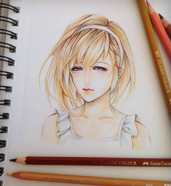 Beautiful Drawings with Colored Pencils on Trendy Art Ideas