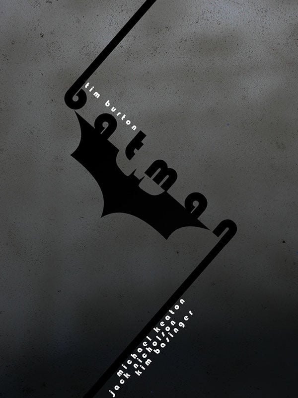 batman movie poster design