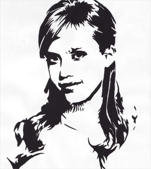 simple stencil art