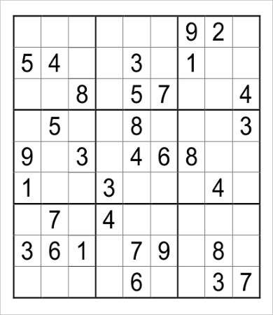Printable Puzzle -9+ Free PDF Documents Download