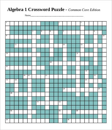 algebra printable puzzles