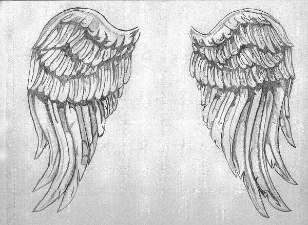 awesome drawings of hearts with wings