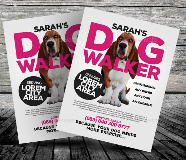 15+ Dog Walking Flyer Templates PSD, Vector EPS, AI Format Download