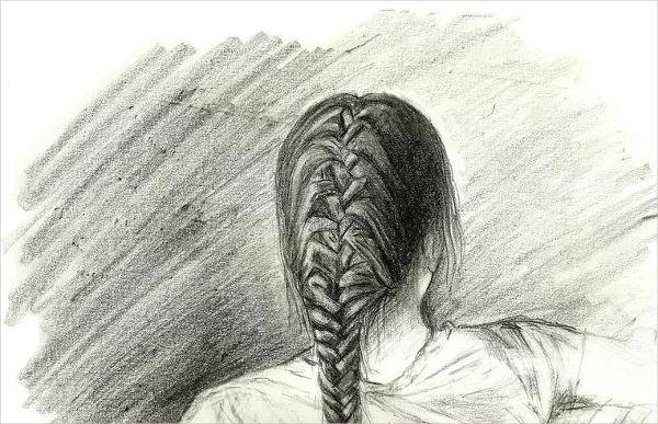 Drawing a girl with beautiful hair style - Hihi Pencil #pencilsketch | How  to draw a girl with beautiful hair style step by step, Pencil sketch of  girls tutorial...drawing for beginners. #pencilsketch #