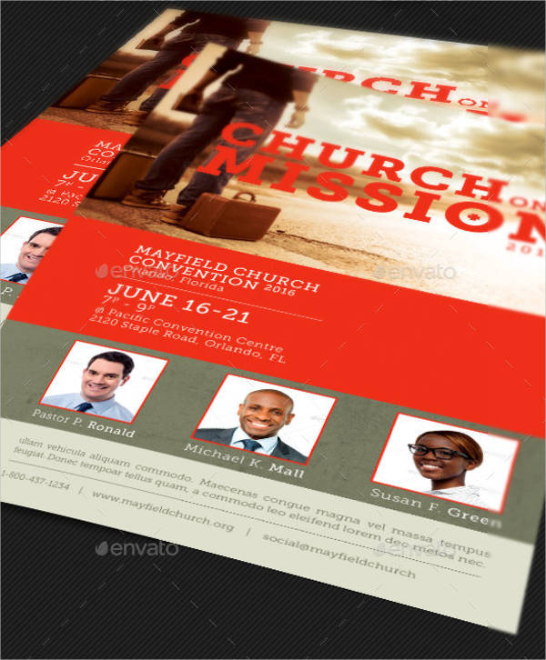 church fundraising brochure template