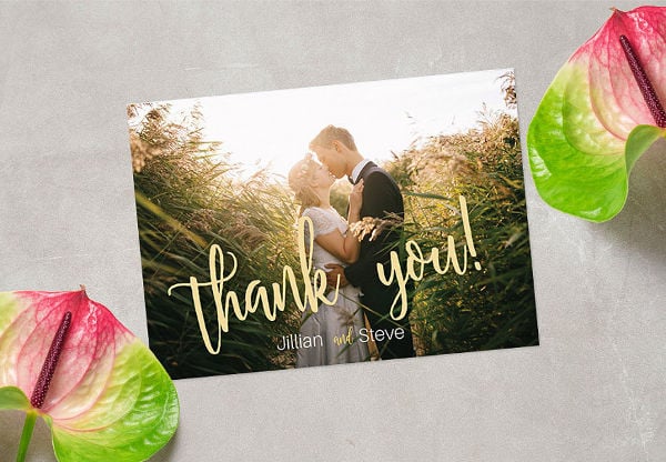 engagement thank you card